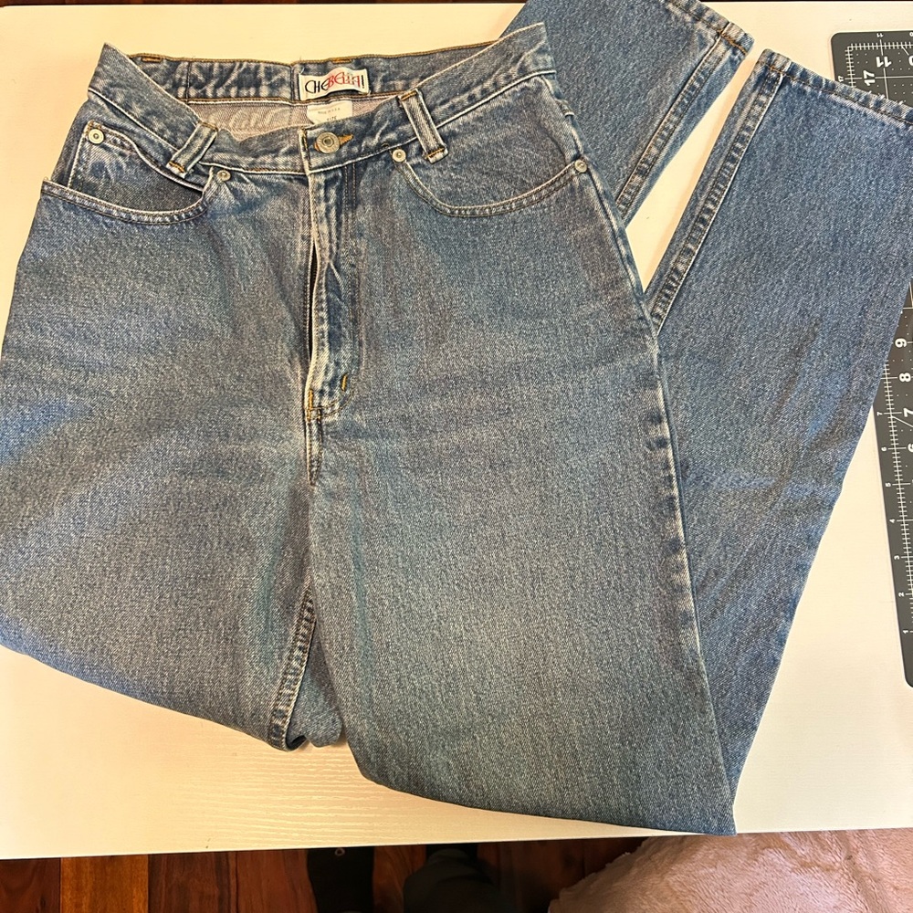 Vintage Chebella Straight Leg Blue Jeans